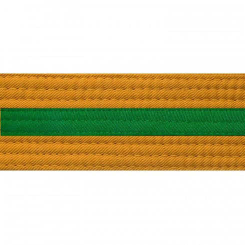 BOLD LOOK GOLD BELTS WITH STRIPE/GREEN STRIPE-1